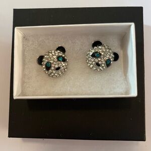 Betsey Johnson Panda earrings